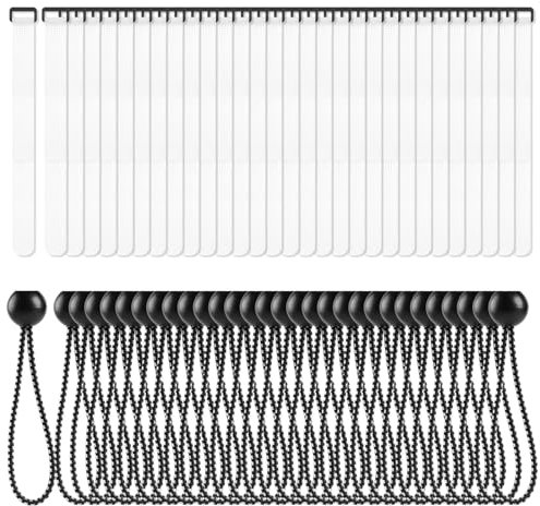 Yauhar 60pc Soccer Net Fastener Set - White Self Stick Attachment Straps and Black 5.9' Ball Bungee Cords Rebounder Accessories
