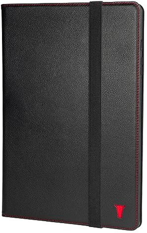 TORRO Custodia in Pelle Compatibile con Samsung Galaxy Tab S10/S9 Ultra - Custodia in Pelle Premium per Galaxy Tab S10/S9 Ultra 2023 con Funzione Stand e Auto Wake/Sleep (Nero)
