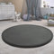 Paco Home Teppich Kinderzimmer Rund Kinderteppich Baby Spielteppich Krabbeldecke Krabbelmatte Weich rutschfest Moderne Deko, Grösse:200 cm Rund, Farbe:Anthrazit