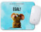 Melifestyle Mauspad Mousepad Ich hab das schon verstanden ist mir nur EGAL Maus Unterseite aus Moosgummi und rutschfest Arbeit Geschenk Arbeitskollegen Freunde