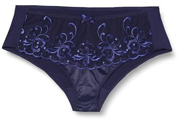 Playtex Culotte Midi Essential Elegance Broderie Femme x1, Violet, 3XL