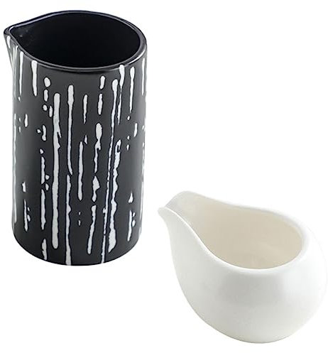Zerodeko Eleganti Brocche Per Salse - Set Da 4 Perfette Per Piatti Da Colazione Zuppa E Insalata
