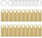 USB Stick 8GB 20 Stück, ABLAZE Mini Speicherstick Wasserdicht 8GB USB Sticks Metall 20er Pack für Laptop, Computer, TV, Auto