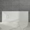 Aquariss White Rectangular Shower Tray Slate Effect SMC Slip-Resistant Shower Base for Bathroom Enclosures 1700x700mm with Waste
