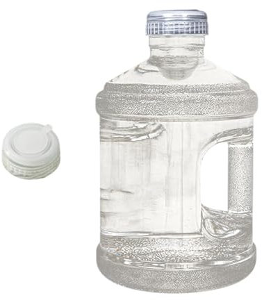 Aymzbd Bottiglia di Distributore di Acqua Multifunzionale Trasparente con Coperchio E Maniglia per La Cucina Picnic Esterna, 3l