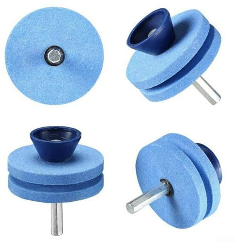 Lawn Mower Blade Sharpener Attachment Quick and Easy to Use with Electric Drill for Lawn Care and Maintenance