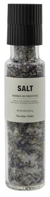 Nicolas Vahé Salz Herbes de Provence 255 g | Meersalz mit Rosmarin, Thymian & Lavendel | Französische Kräutersalz Mischung | Gourmet Gewürz