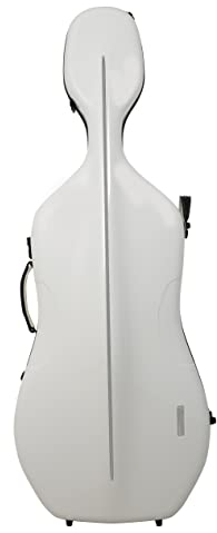 Gewa Celloetui AIR 3.9 kg weiß/bordeaux Made in Germany extrem bruchsicher, beste Insolationseigenschaften