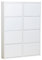 Dynamic24 XL Schuhschrank Pisa New 8 Klappen Metall Schuhkipper Schuhregal Schuhablage Schrank