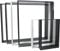 Natural Goods Berlin 2X Tisch-KUFEN | Einfache Montage | Tisch-Beine aus Metall in Schwarz | Ideal für DIY-Projekte wie Esstisch, Schreibtisch, Couchtisch, Bank | Tisch-Gestell 60x40 cm