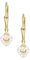 My Gold Herz Ohrringe Echtes Gelbgold 333 Gold (8 Karat) Zirkonia 20mm x 4,5mm Patty O-07376-G301-CZC-whi