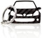 BlackStuff Porte-Clés en Fibre de Carbone Compatible avec Clio III Sport RS 2005-2012 Voiture
