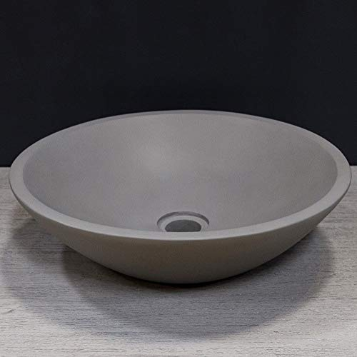 Teako Design Terrazzo Aufsatzwaschbecken Augusta Ø 40 cm