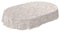 Wachstuchtischdecke abwaschbar Garten Tischdecke Wachstuch Rund Oval Eckig Indoor Outdoor Barock Rankenmuster Hellgrau-Beige Oval 220x140cm