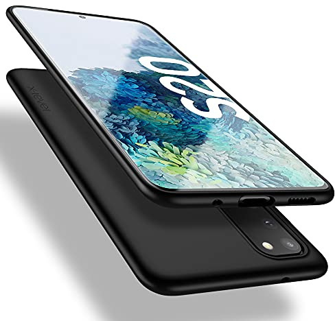 X-level für Samsung Galaxy S20 Hülle, Dünn Weich Case, Schwarz | Handyhülle Soft Silikon Bumper Cover Kratzfeste Schutzhülle