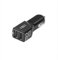 aiino - Autoladegerät 2 USB 4.8A-Anschlüsse, Universal-USB-Autoladegerät, Ladegerät für iPhone 11/11 Pro/X/8/7/6, iPad, Samsung S10/S9/S8/S7, Huawei, Honor - Schwarz