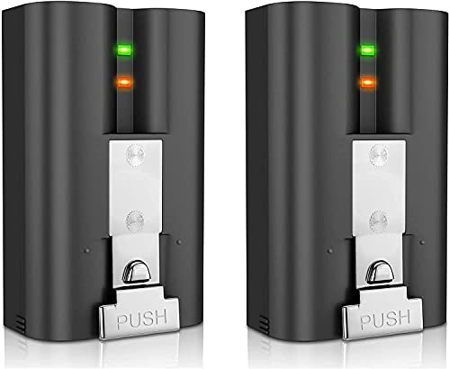 Video Rechargeable Battery - 6040mAh Replacement for Video Doorbell 2, Doorbell 3, Spotlight Cam, Video Door View Cam and Stick Up Cam, 2 Packs(No USB Cable