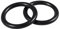60pcs Gummiring NBR Dichtung O-Ring Stärke 5mm OD 22-50mm Nitril-Dichtung Dichtung, 40x30x5mm