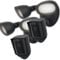 Meffort Inc Silicone Skin Case Compatible for Ring Floodlight Cam Wired Pro - Sun Glare, UV & Weather Protection Skins Cover (Black, 2 Pack)