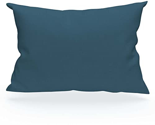 Soleil d'Ocre Kissenbezug, Baumwolle, Blau, 50 x 70 cm