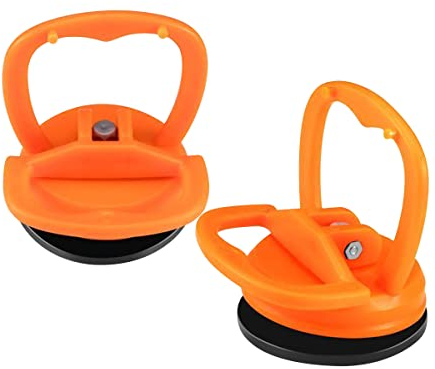 EFAITHFIX Heavy Duty Suction Cups 2 Pcs Screen Suction Cup LCD Screen Opener Computer Screen Replacement Opening Sucker Compatible for iPad, iMac, MacBook, Tablet, Laptop, iPhone, Samsung, Huawei Etc.