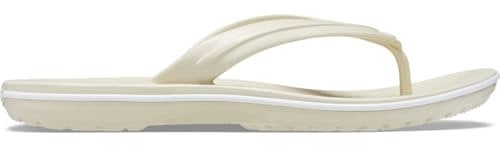 Crocs Unisexe Adulte Crocband Flip Tongs, Bone, 48/49 EU