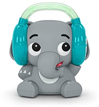 Baby Einstein Earl der Elefant Bluetooth Sound Machine, Musikanlage + Nachtlicht, Baby bis Kleinkind