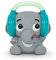 Baby Einstein Earl der Elefant Bluetooth Sound Machine, Musikanlage + Nachtlicht, Baby bis Kleinkind
