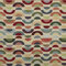 Kt KILOtela - Polsterstoff, Jacquard Gobelin, Polsterstühle, Kissen, Kopfteil, Sofa, Taschen, verschleißfest, Nähen, 100 cm Länge x 280 cm Breite, Halbkreise, mehrfarbig - 1 Meter