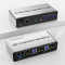 USB 3.0 KVM Switch Dual HDMI 2 Port, Unterstützt EDID, 4K@60Hz für 2 PC auf 2 Monitore Mit 3 USB 3.0 Ports und Audio Mikrofon Ausgang, PC Tastatur Maus Switcher