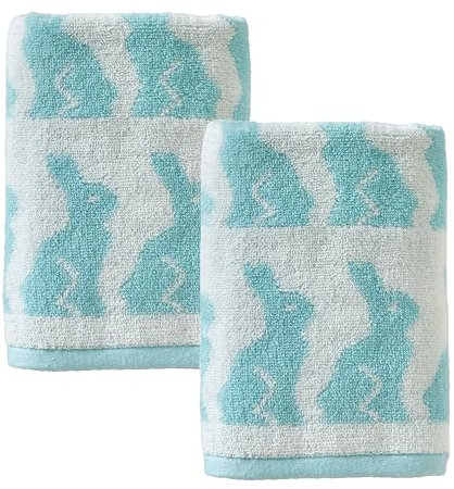 SKL Home Osterhasen-Handtuch-Set, 2 Stück