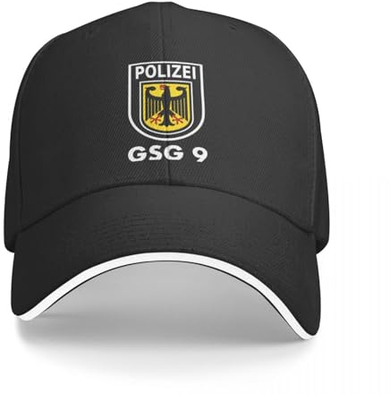 ZAMASS Basecap Polizei GSG 9 BundespolizeiCap Damen Caps Herren Hüte Herren Hüte Luxus Cap Golf Herren Hut Damen Geschenk