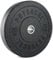PhysKcal 20kg x 1 Crumb Rubber Olympic Bumper Plates, 2’’ Opening Weight Plates, Black Barbell Discs for Strength Training, Barbell Weights Set