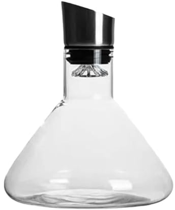 Iceberg Carafe à décanter à vin, carafe à vin en cristal avec filtre, cadeau pour homme, papa, petit ami