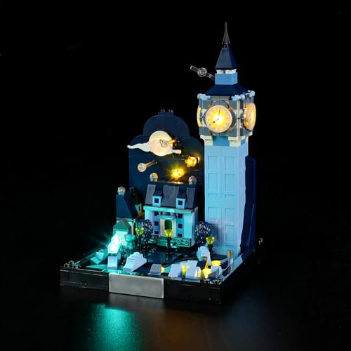 GEAMENT LED Beleuchtungsset Kompatibel mit Lego Peter Pans & Wendys Flug über London 43232 (Modell-Set Nicht enthalten)