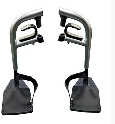 JDKMNE Repose-Pieds pour Fauteuil Roulant électrique, Repose-Pieds de Remplacement pour Pédale, Pièce Universelle pour Fauteuil Roulant (1 Paire)