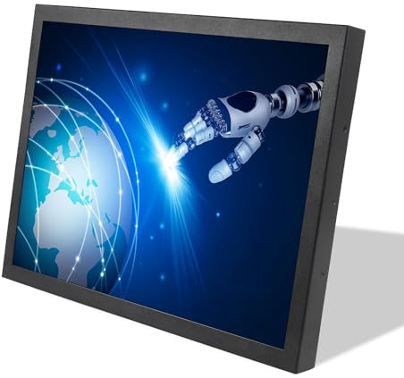 VSDISPLAY Monitor industriale da 17 pollici, schermo LCD TFT da 17 pollici 1280x1024 1000nit con scheda controller VGA DVI