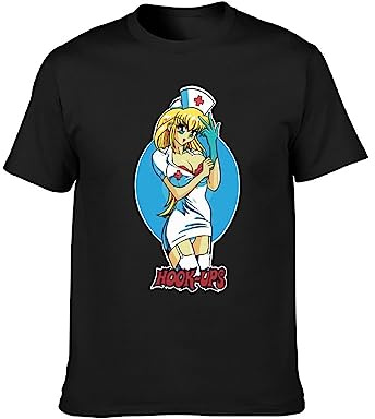 Hook-Ups Skateboard Nurse Men's T-Shirt Tee T-Shirt Black M