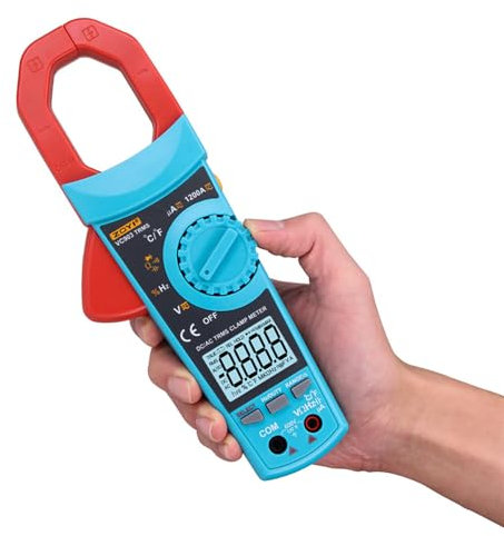 ZOYI VC903 - Morsetto grande ad alta precisione, 1200 A, 6000 conteggi, strumento elettrico, tester digitale di tensione, temperatura, corrente CA/CC, multimetro True RMS, ampio display LCD con
