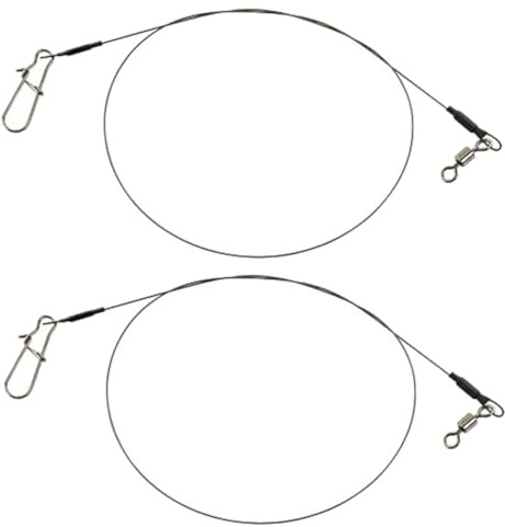 Fox Rage Strike Point 7 Strand Titanium Leader 50cm - 2 Titanvorfächer