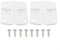 2 Pack Cooler Replacement Hinges, Cooler Hinges for Coleman Cooler, Cooler Plastic Hinges, Cooler Hinges Replacement Parts, for Assorted Cooler Models