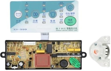 JKDND Compatibile con La Scheda di Controllo Universale della Lavatrice A Impulsi Automatica XN-999 Kit PCB Parti della Lavatrice