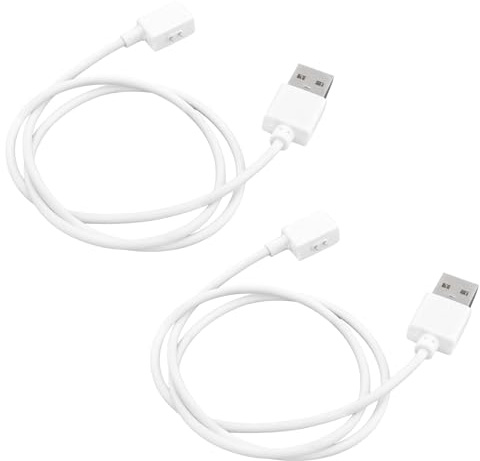 YINETTECH 2 Stück USB-Ladekabel 60 cm mit Überlastschutz Kompatibel mit Xiaomi Mi Band 8 9 Pro Smart Sport Watch