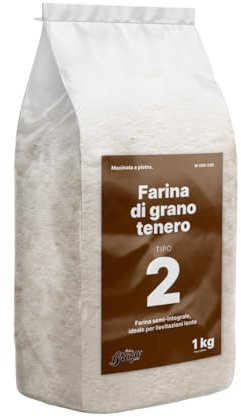 10kg FARINA TIPO 2 per pane e preparazioni rustiche, W 200-220, grezza e profumata, (1kg – 1 sacchetto), per impasti con fibra e gusto intenso della tradizione, Molino Braga.