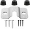 Dartboard Hanger, Stainless Steel with Silvery Color,3pcs Screw and 3pcs Nail for Hanging Dartboard，Darts Board Bracket，Dartboard Mounting Kit，Dartboard Fixing Kit，Dart Board Fittings