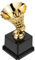 Homoyoyo Decorative Badminton Trophy Model Unique Award Medal for Sports Competitions Creative Cup Decor for Parties and Events Durable Design with Realistic Figurine