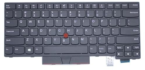 Nuevo teclado de portátil para Lenovo 01YP428 E480 E485 L480 Yoga L380 L390 L490 T480s T490 T495 teclado de diseño de EE. UU. con puntero de ratón negro