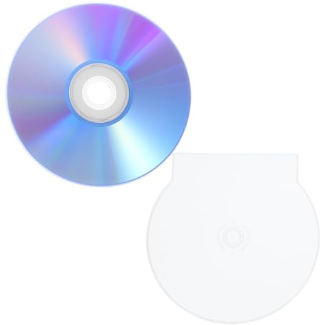 UKCOCO Leere DVD Rohlinge mit Großer Speicherkapazität Kunststoffscheiben zum Brennen von Videos und Musik Inkl Aufbewahrungsbox Kompatibel mit Heimkino und Entertainmentsystemen