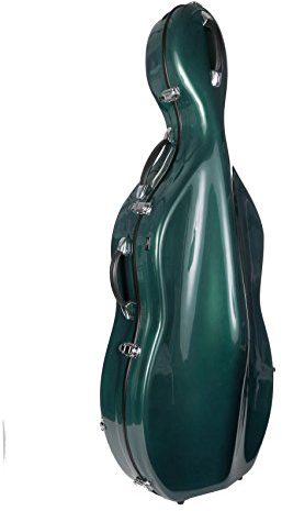 Cellokoffer Fiberglass 4/4 Classic grün M-case