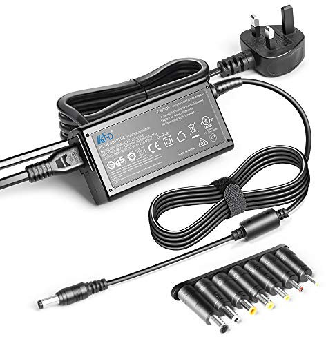 KFD 12V Power Supply Adapter for Acer Dell HP AOC Gaming Monitor,Synology NAS, Celestron Sky-Watcher Telescopes, Mini PC, Router, Cello C1420DVB TV 240V AC to DC 12 Volts 5A 4A 3A Charger Power Lead